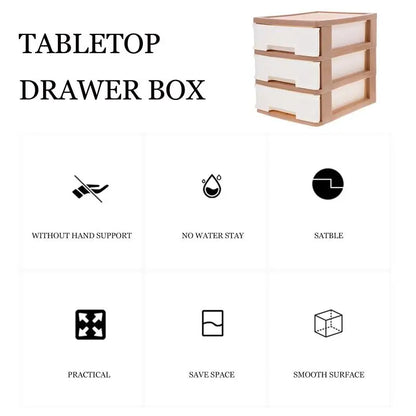 Cabinet Plastic Desk Drawer Organizers File Holder Storage