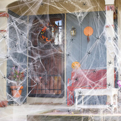 Outdoor Spider Web Decoration