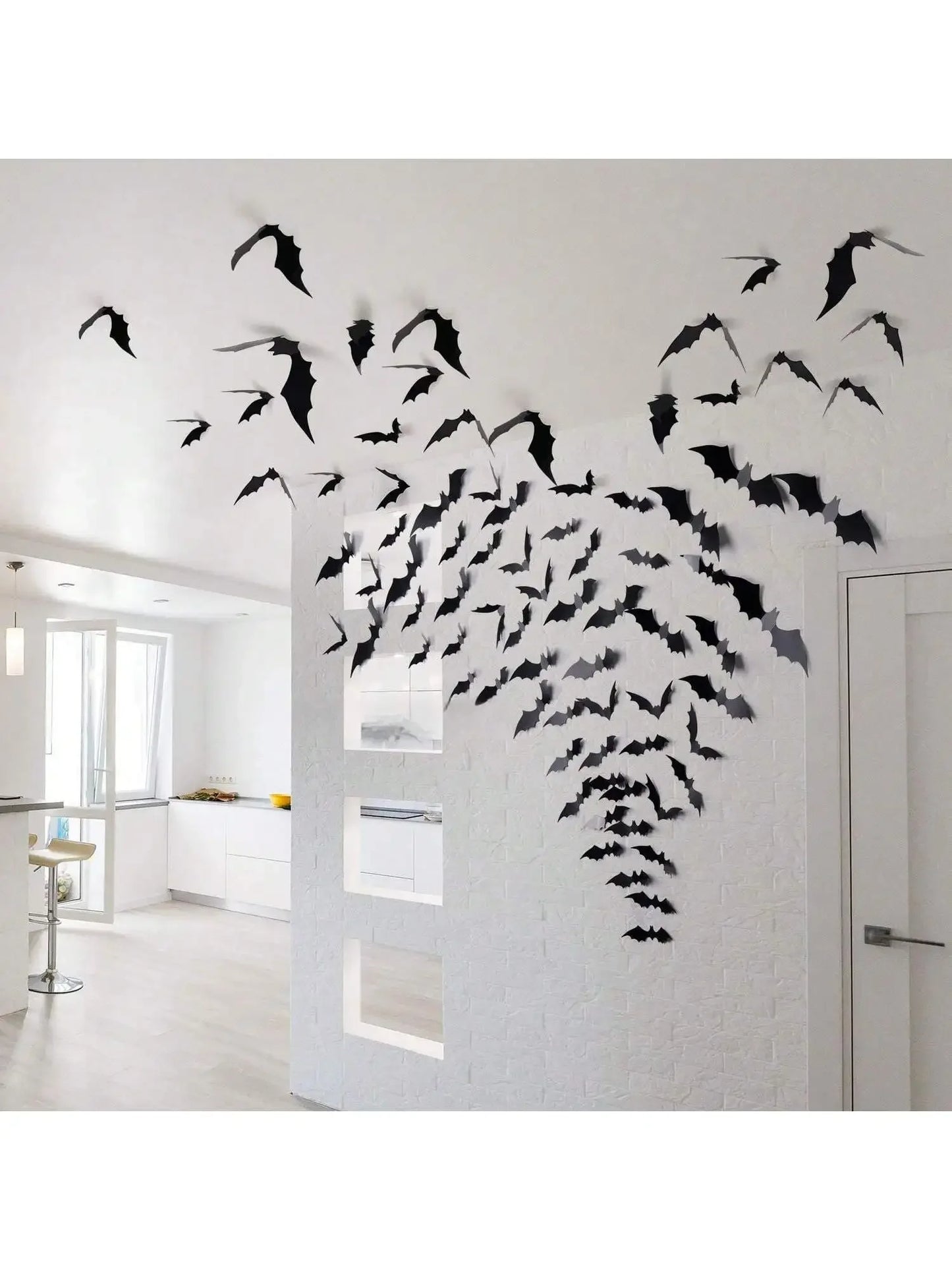 3D Waterproof Bat Wall Stickers (60 pcs)