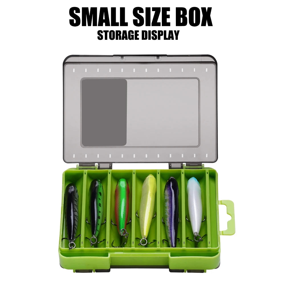 Fishing Tackle Box 14 Compartments Lure Hook Storage