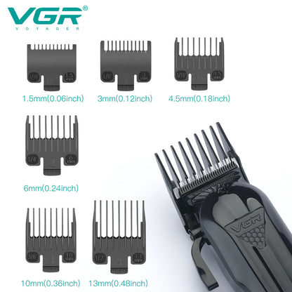 VGR Hair Clipper Professional Adjustable Cordless