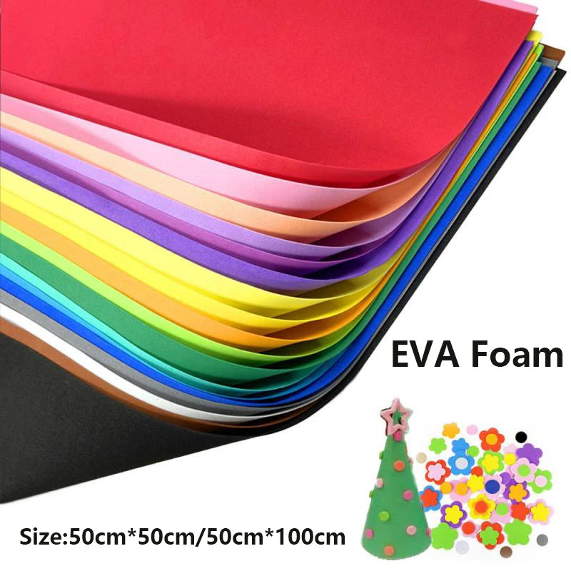 Colorful EVA Foam Sheets Cosplay DIY Craft 1mm Thick