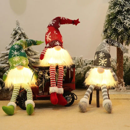 Glowing Gnome Christmas Ornaments (6 pcs)