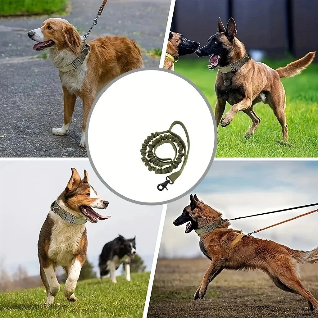 Tactical Dog Leash Outdoor Retractable Training Rope