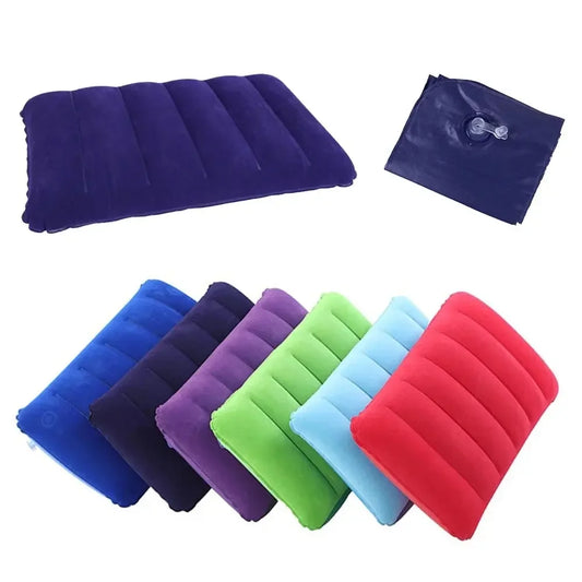 47x30cm Air Cushion Camping Pillow Inflatable Folding