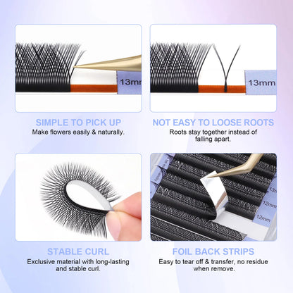 NAGARAKU YY Shape Double/Triple Tips Eyelash Extensions