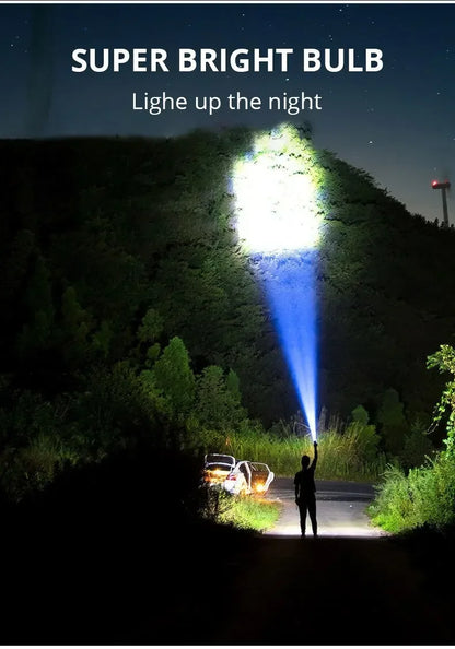 5LED High Power Flashlight Rechargeable Spotlight