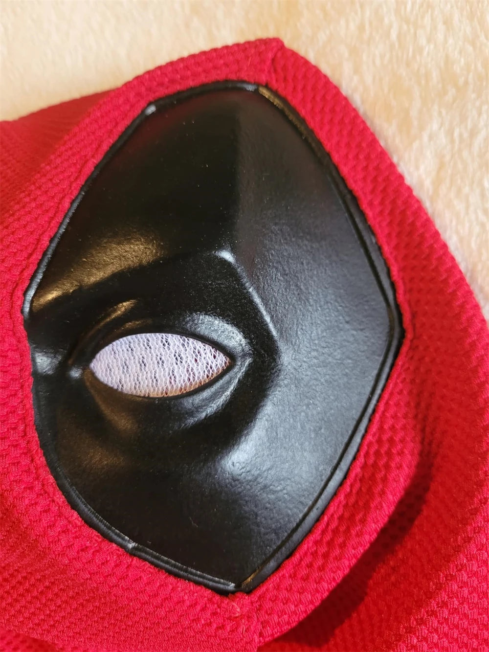 Wade Mask Superhero Red Hood Halloween Cosplay Prop