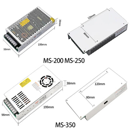 MS Series Switching Power Supply AC/DC 5V 12V 24V 36V 48V