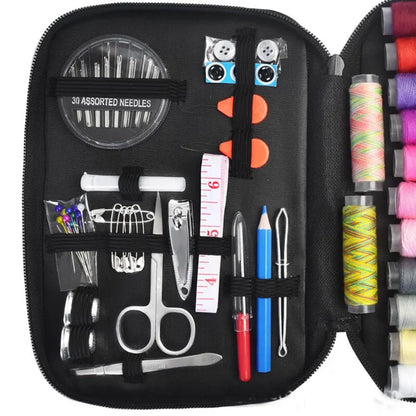 97pcs Portable Sewing Kit Thread Needle Beginner Travel