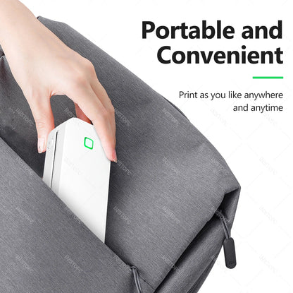 Inkless A4 Portable Thermal Printer Bluetooth Wireless