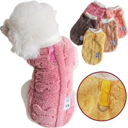 Soft Fleece Dog Clothes Winter Warm Puppy Sweater