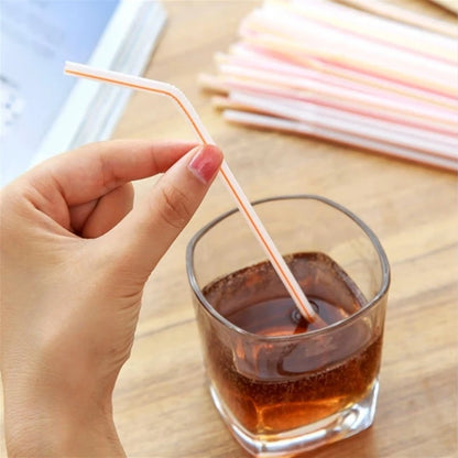 Colorful Plastic Drinking Straws