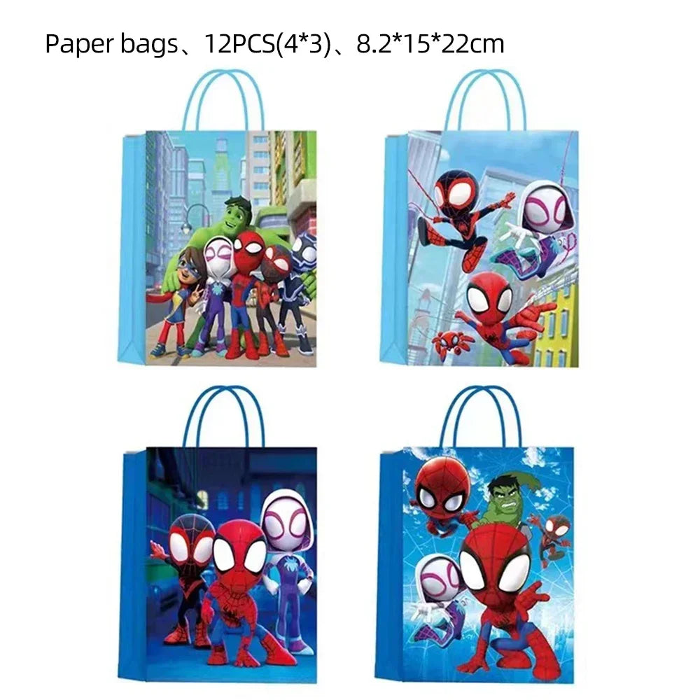 Marvel Birthday Party Disposable Tableware Spider-Man