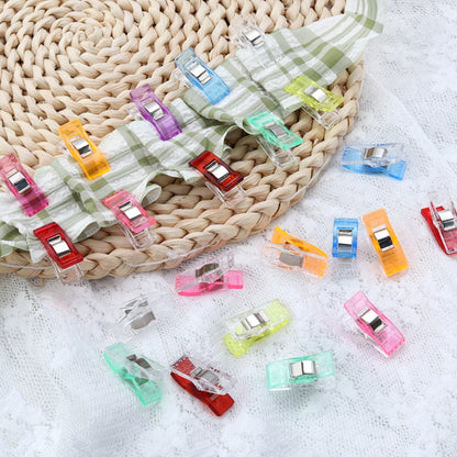 20-100Pcs Plastic Sewing Clips Quilting DIY Craft Tools