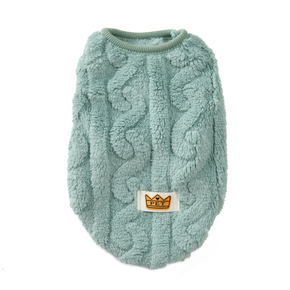 Soft Fleece Dog Sweater for Small Dogs Cats Winter Warm