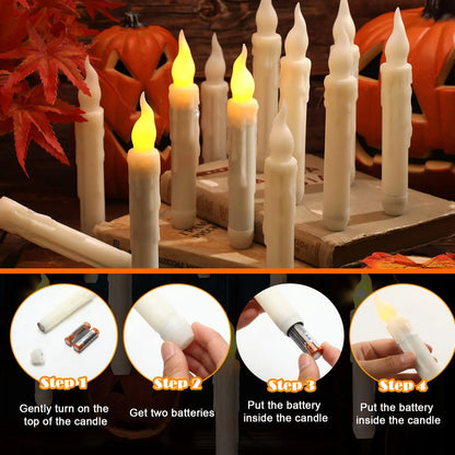 Halloween LED Floating Candles Battery Operated Decor