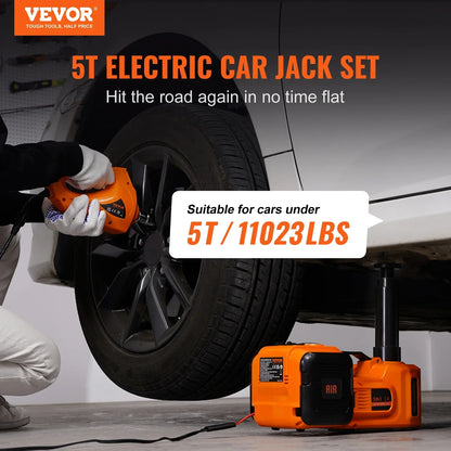 VEVOR 3/5 Ton Electric Car Jack 12V Impact Wrench