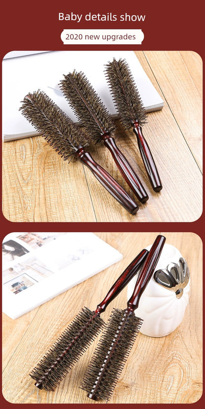 Bristle Cylinder Hair Salon Professional Comb Styling