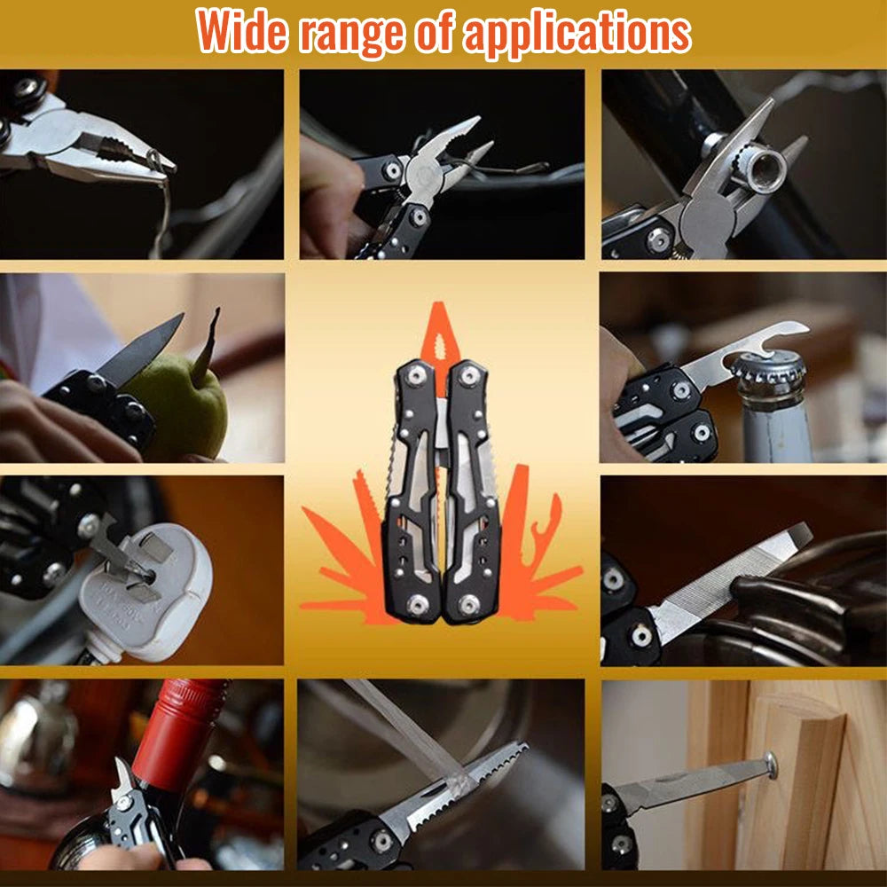 Stainless Steel Multi-tool Folding Pliers Outdoor