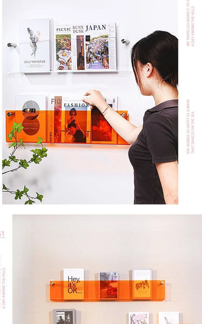 Wall-Mount Brochure Holder (12 Colors)