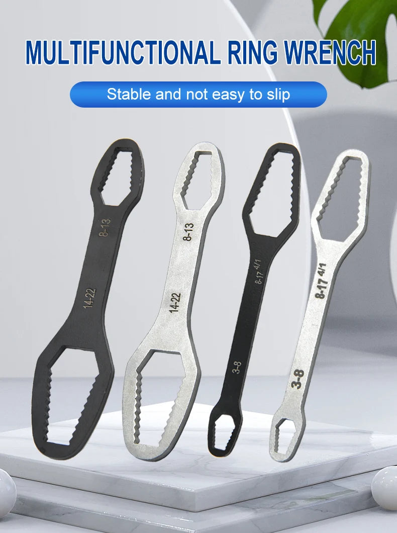 3-17mm Multifunction Double End Box Wrench Hex Solid