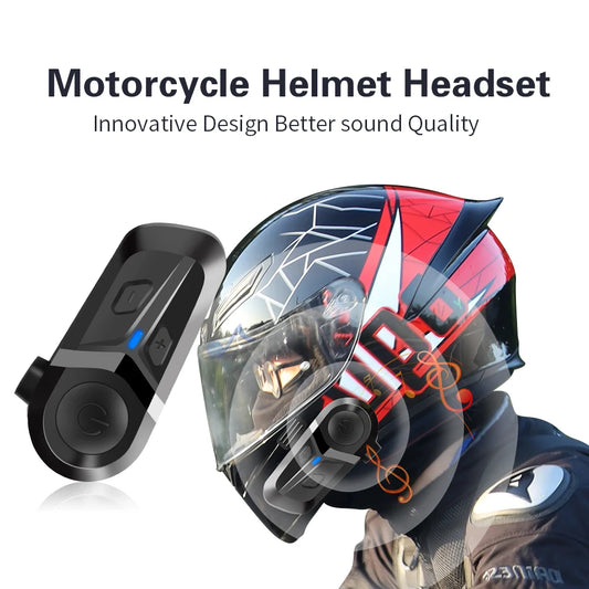 Bluetooth 5.3 Motorcycle Helmet Headset Waterproof