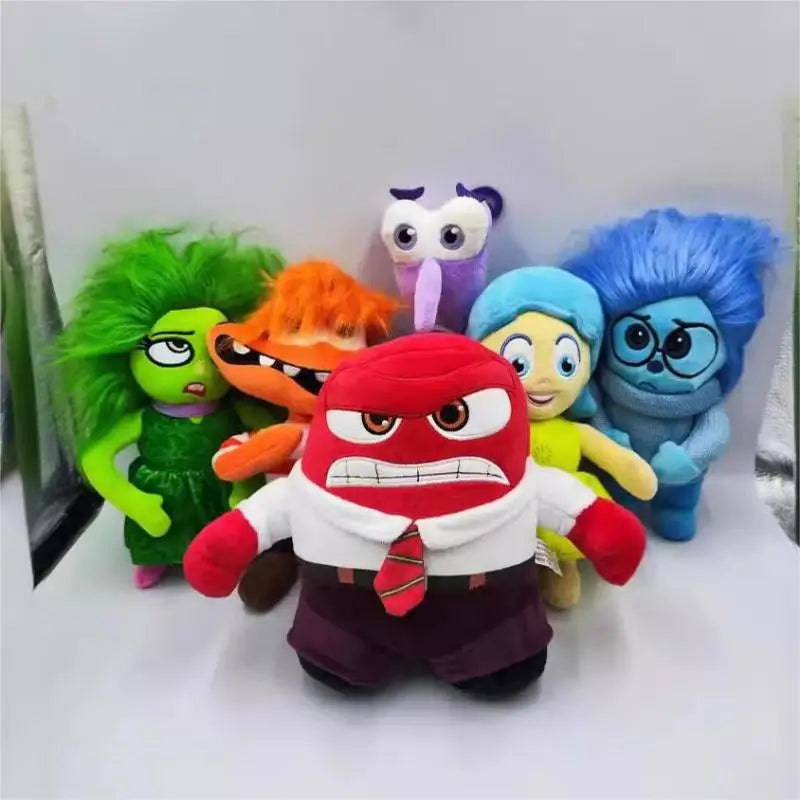 Inside Out 2 Plush Joy Fear Anger Sadness Doll Toy