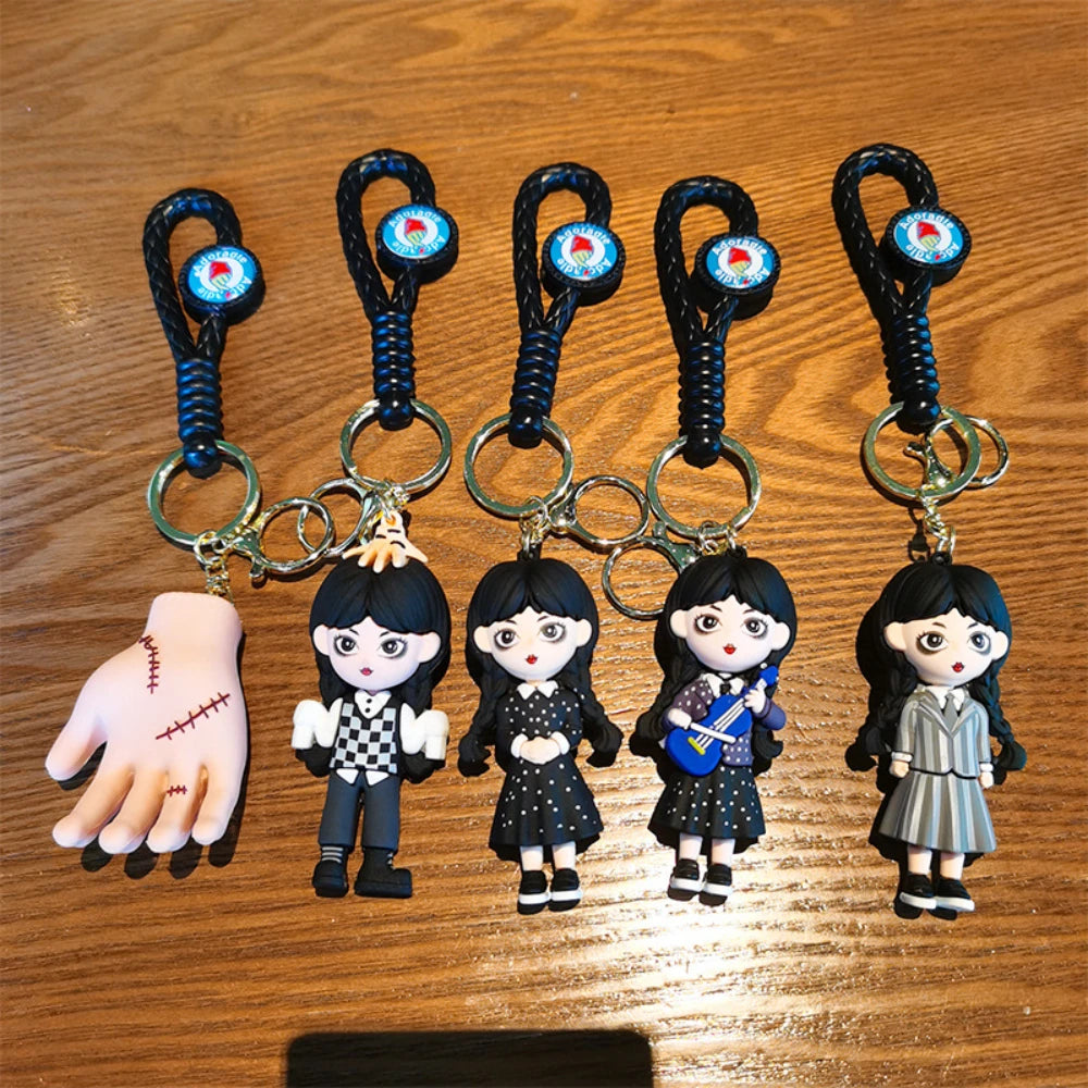 Wednesday Addams Keychain