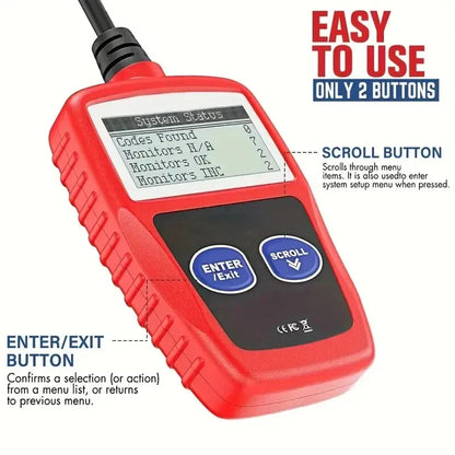 Car OBD2 Diagnostic Scanner Fault Code Reader