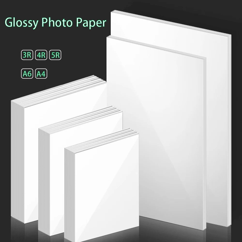 High Glossy Photo Paper for Inkjet Printers Canon Epson HP