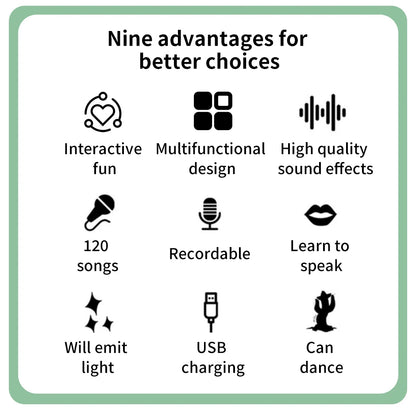 Intelligent Cactus Interactive Dancing Musical Toy