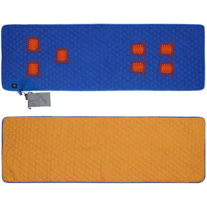 Heated Sleeping Bag Pad USB Power 7 Heating Zones