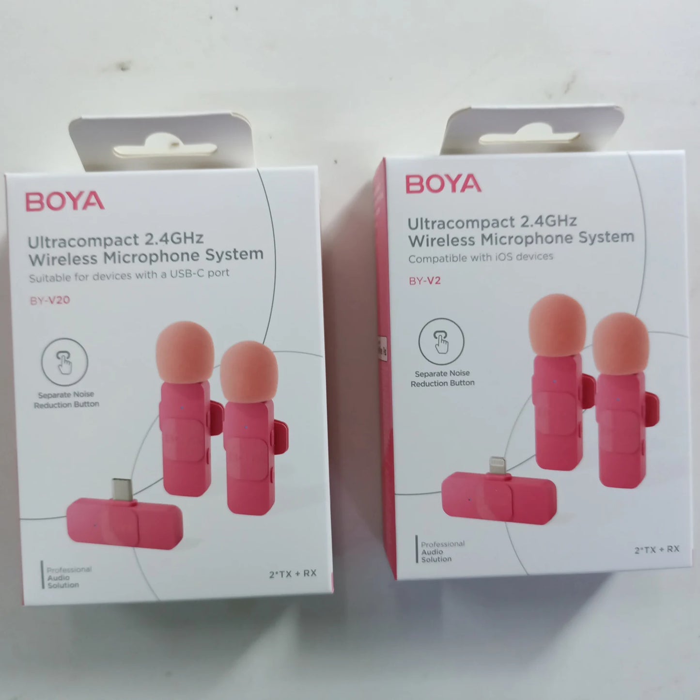 BOYA BY-V Wireless Lavalier Mic iPhone/Android Vlog