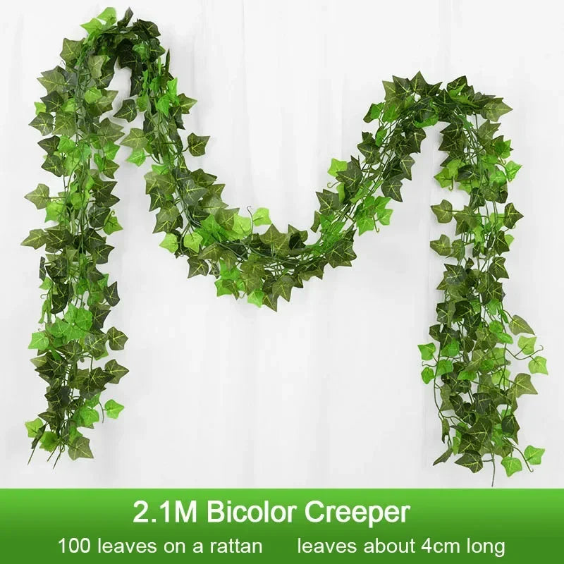 Green Ivy Leaf Garland (2.1m)