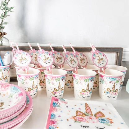 Unicorn Party Tableware Set