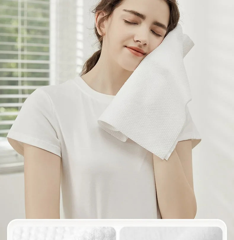 Disposable Travel Compressed Face Towels Thickened