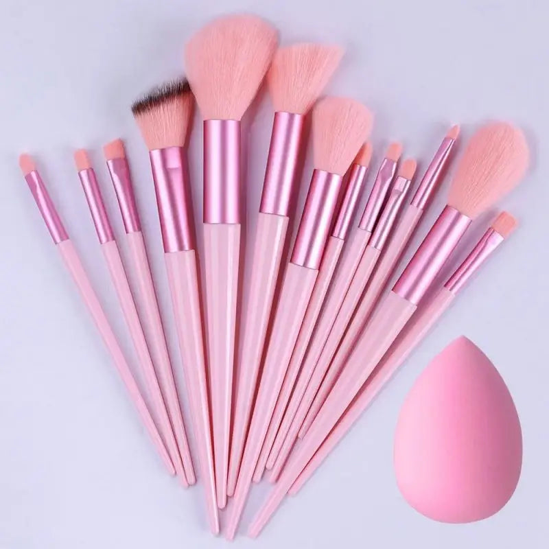 Soft Fluffy Professional Makeup Brush Set Powder Eyeshadow Foundation