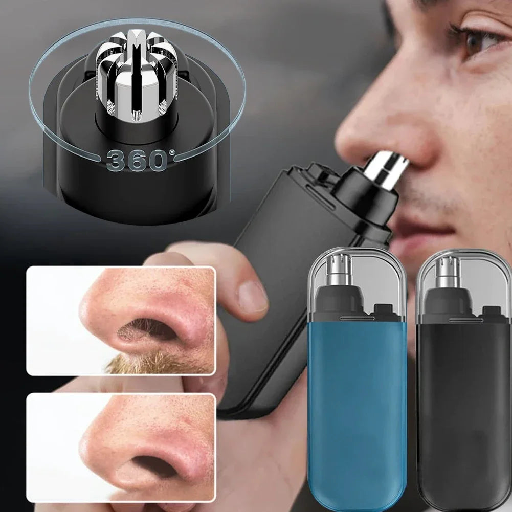 USB Charging Electric Nose Hair Trimmer 7000 RPM Face Care Tool