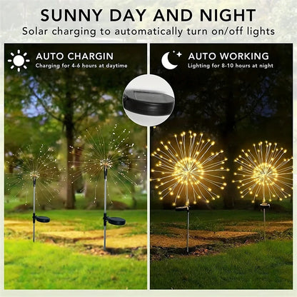 Solar Firework Light (90-200 LEDs)