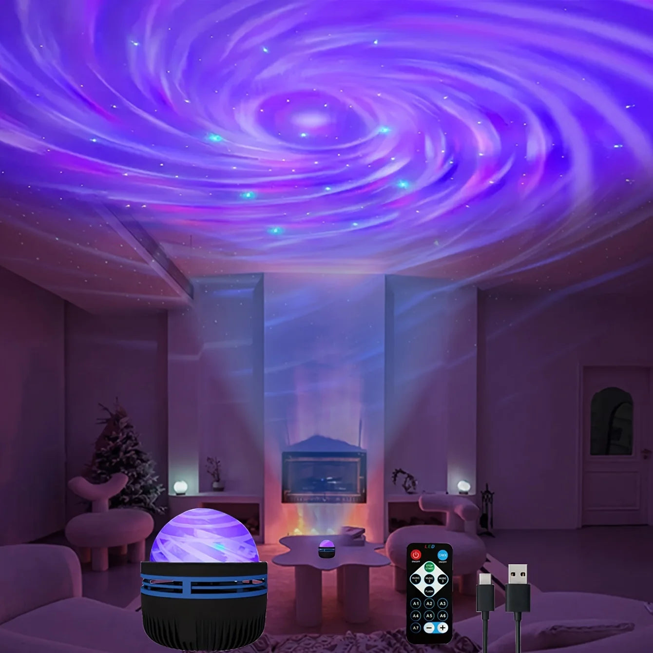 LED Galaxy Night Light