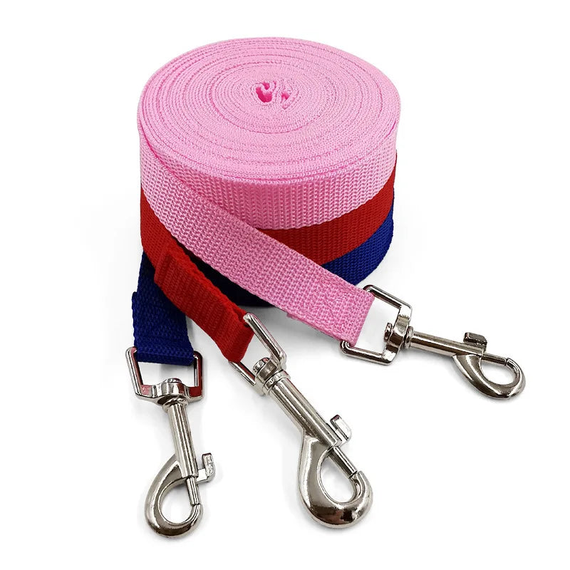 Long Outdoor Training Dog Leash for Small & Large Dogs