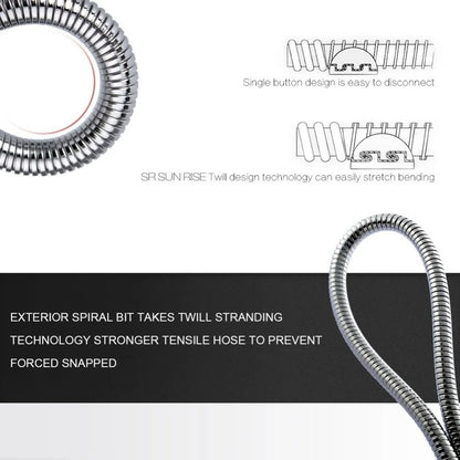 Stainless Steel Shower Hose Extension (1.5m)