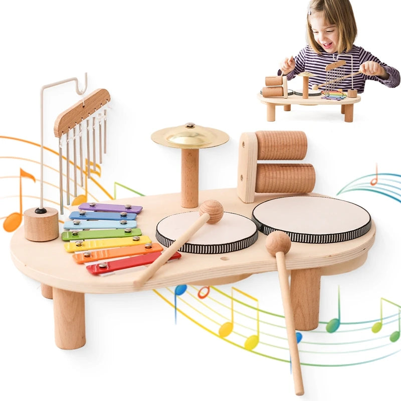 Wooden Montessori Bandstand Toy