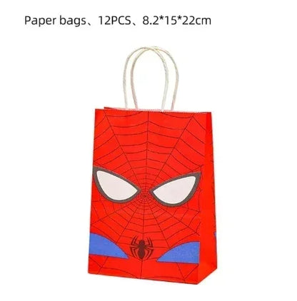 Spider-Man Party Cups Popcorn Boxes Candy Tableware