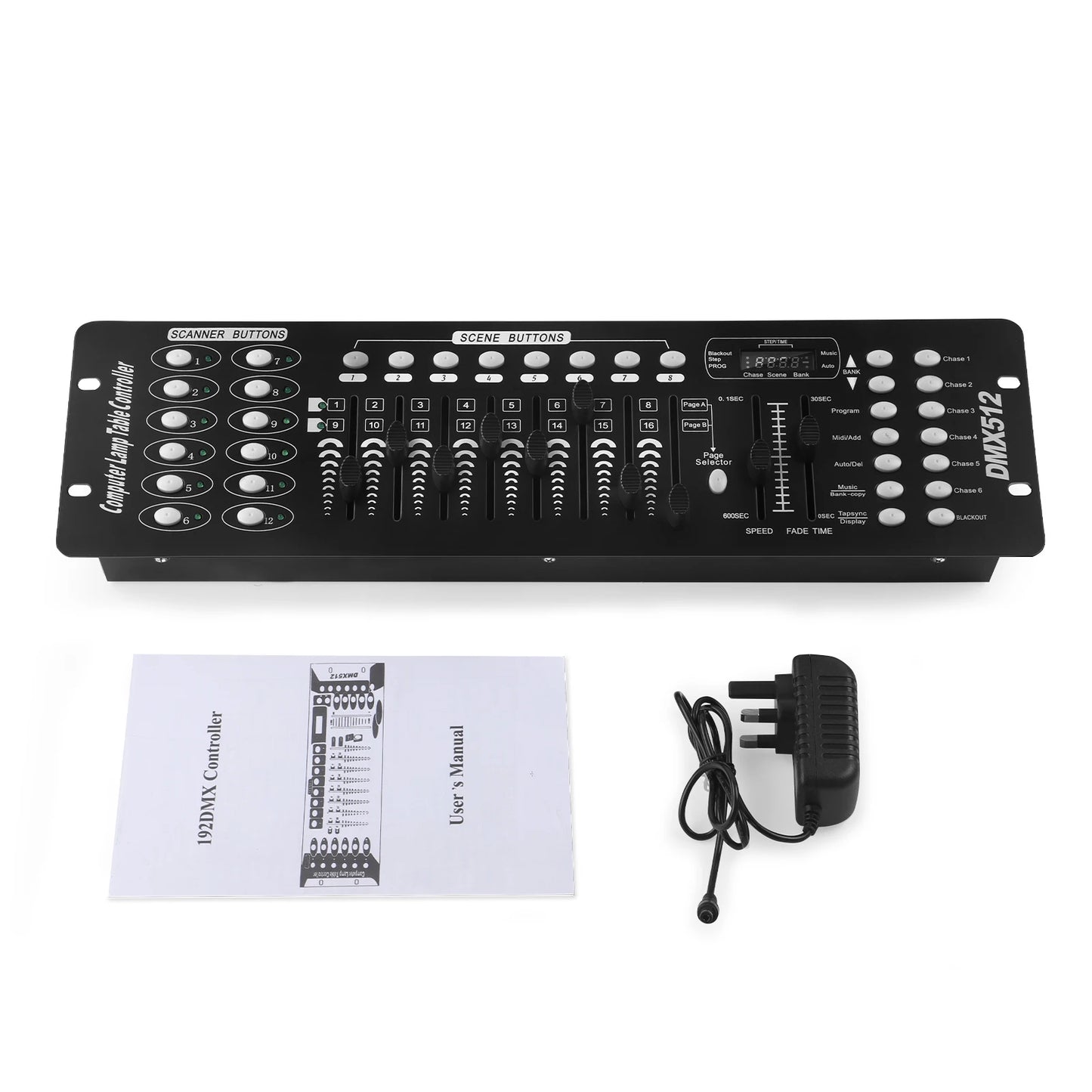 U`King 192-Channel DMX Stage Light Controller