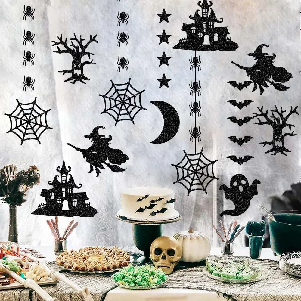 Halloween Hanging Banner Garland (6 pcs)