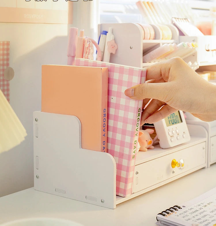 Multi-Functional Cute Pen Holder 10-Slot Desk Organizer