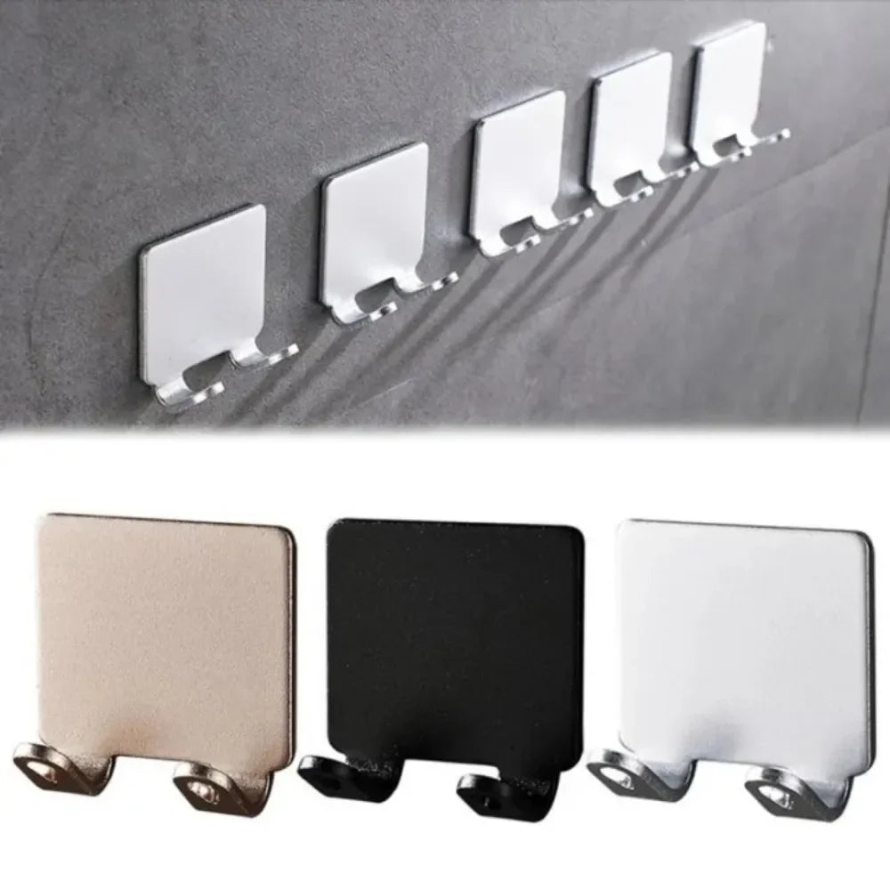 Bathroom Aluminum Razor Holder Storage Hook Shaver Shelf Accessories