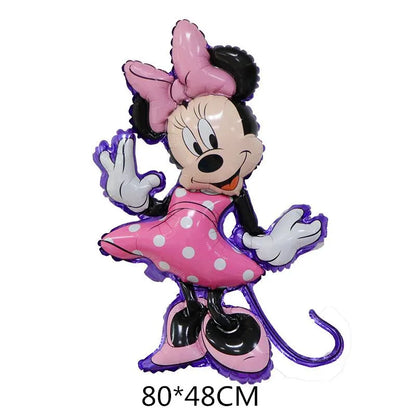 Mickey Minnie Mouse Foil Balloon Baby Shower Decor